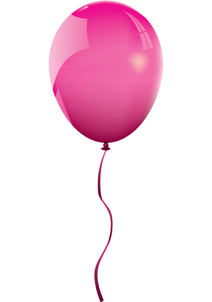 pink balloon png transparent