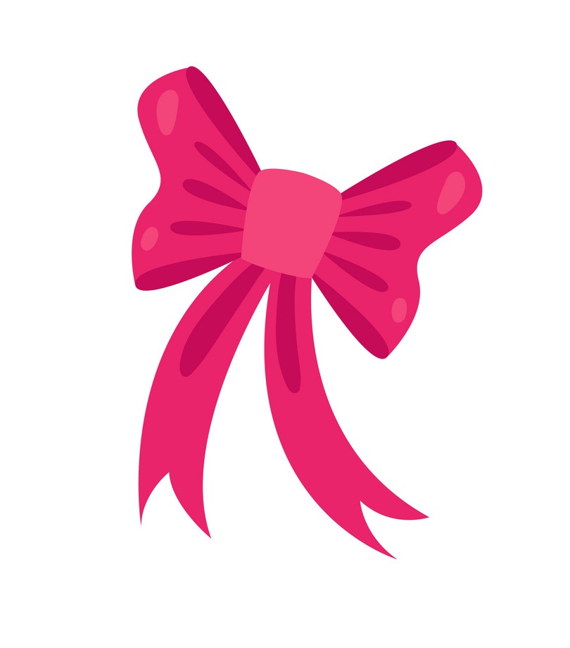 pink bow accessory