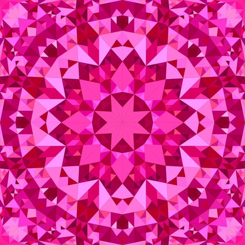 pink seamless kaleidoscope png