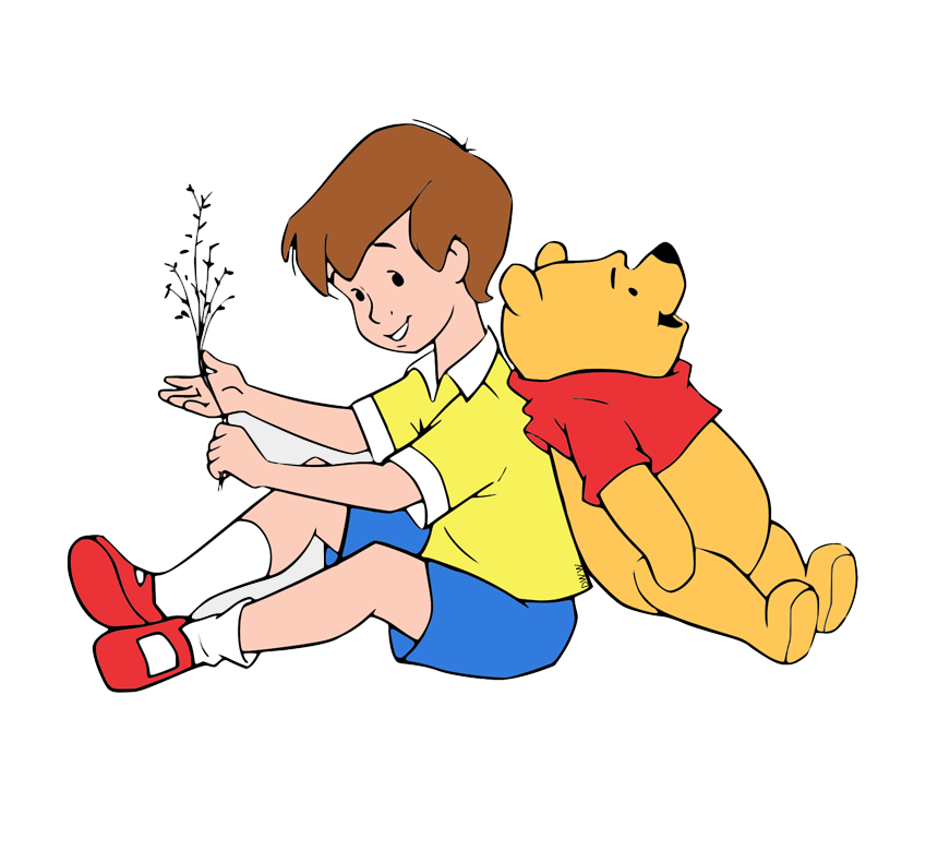 pooh and christopher robin png