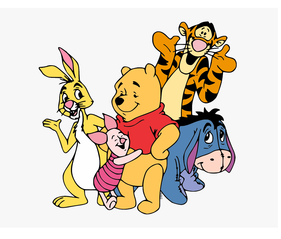 pooh and his friends png