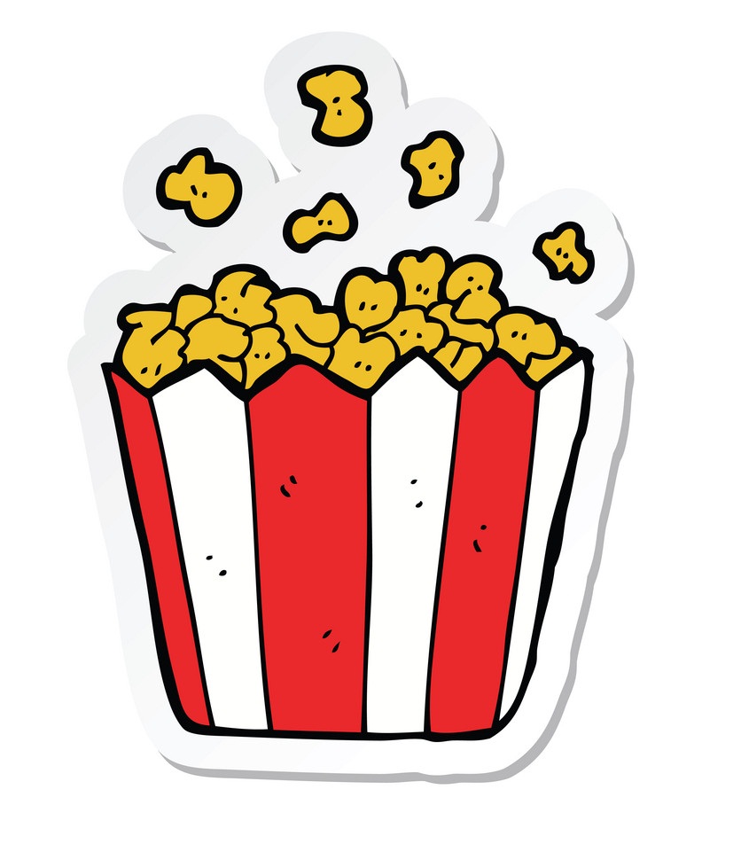 popcorn sticker