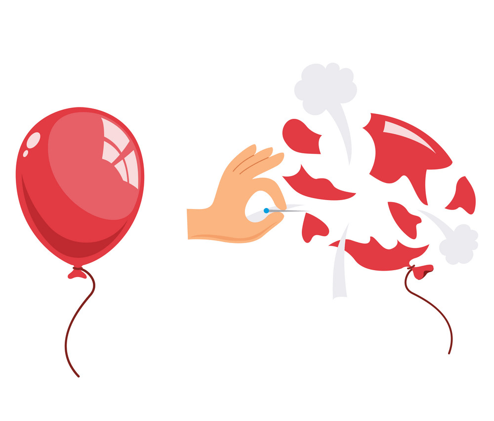 popped balloon png