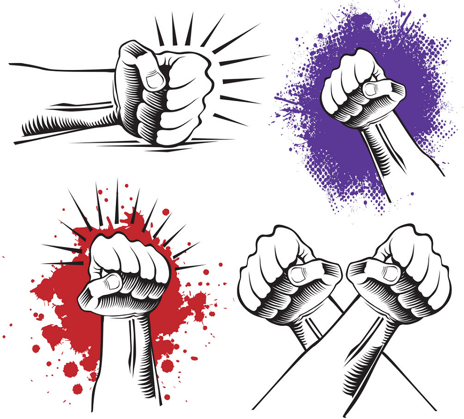 punching and fighting fist png
