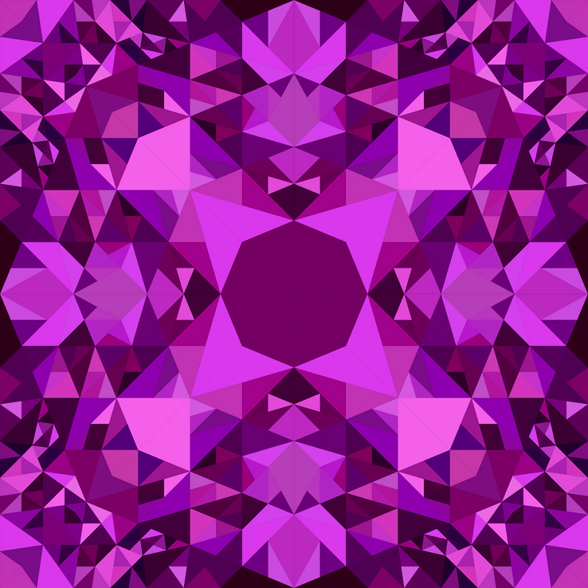 purple repeating kaleidoscope pattern png
