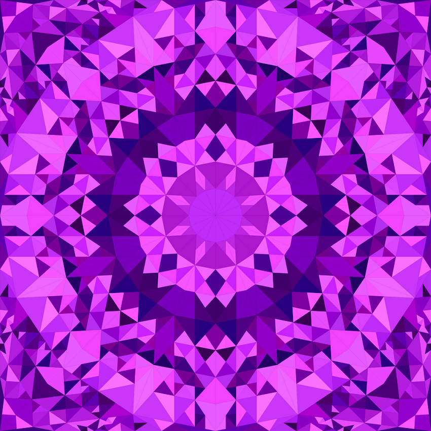 purple seamless kaleidoscope png
