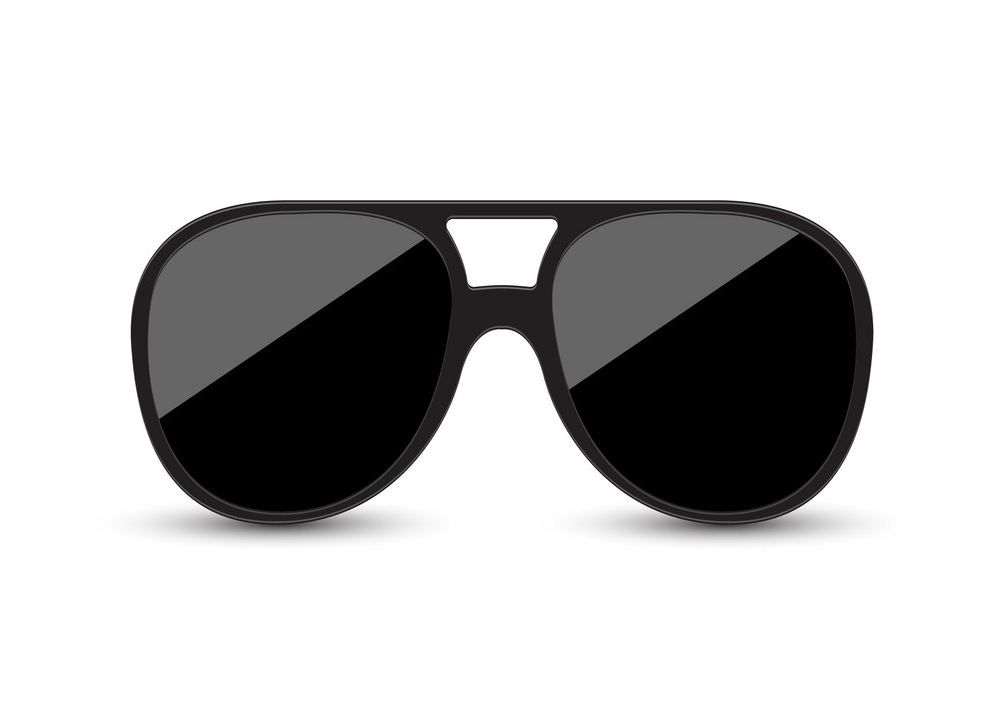 realistic black sunglasses png