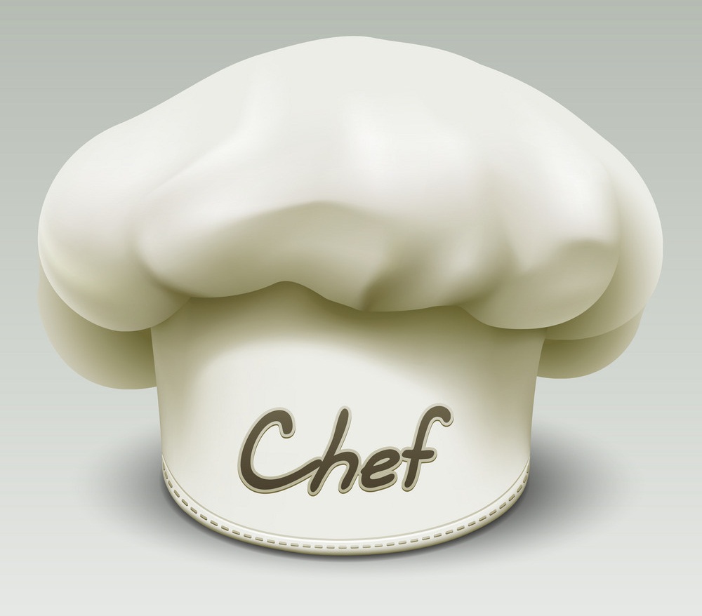 realistic chef hat