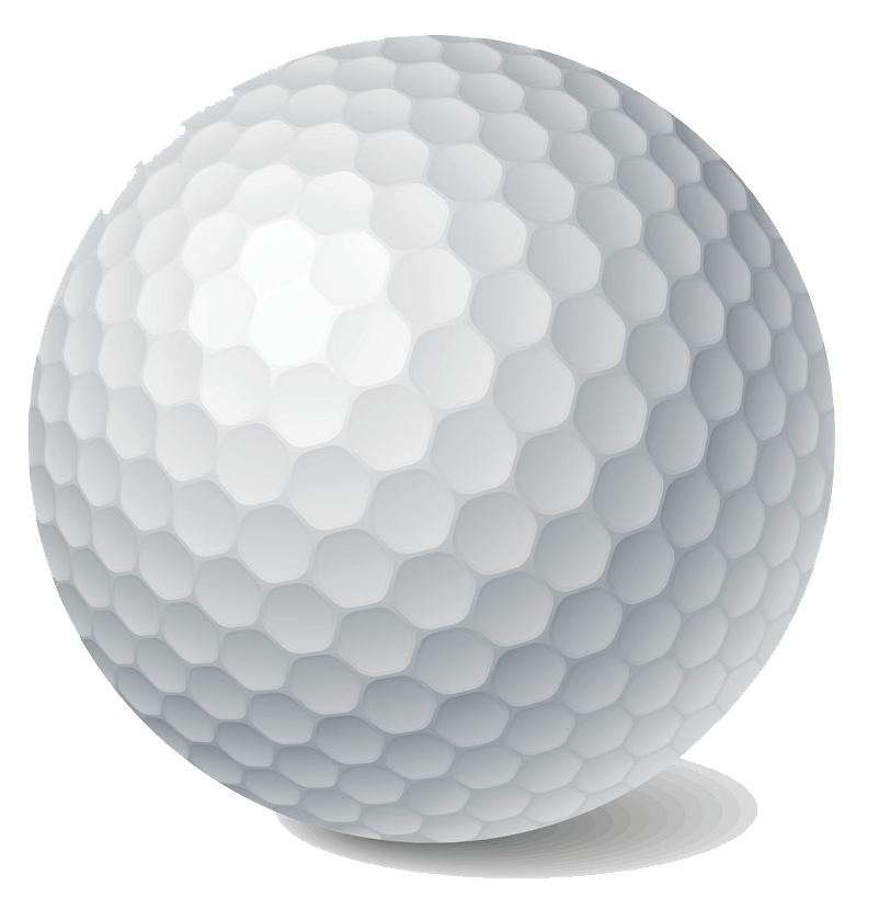 realistic golf ball png transparent