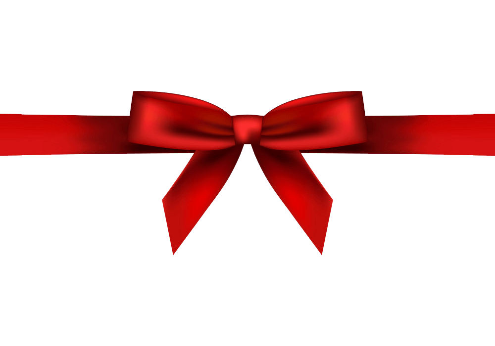 red bow 1 png transparent