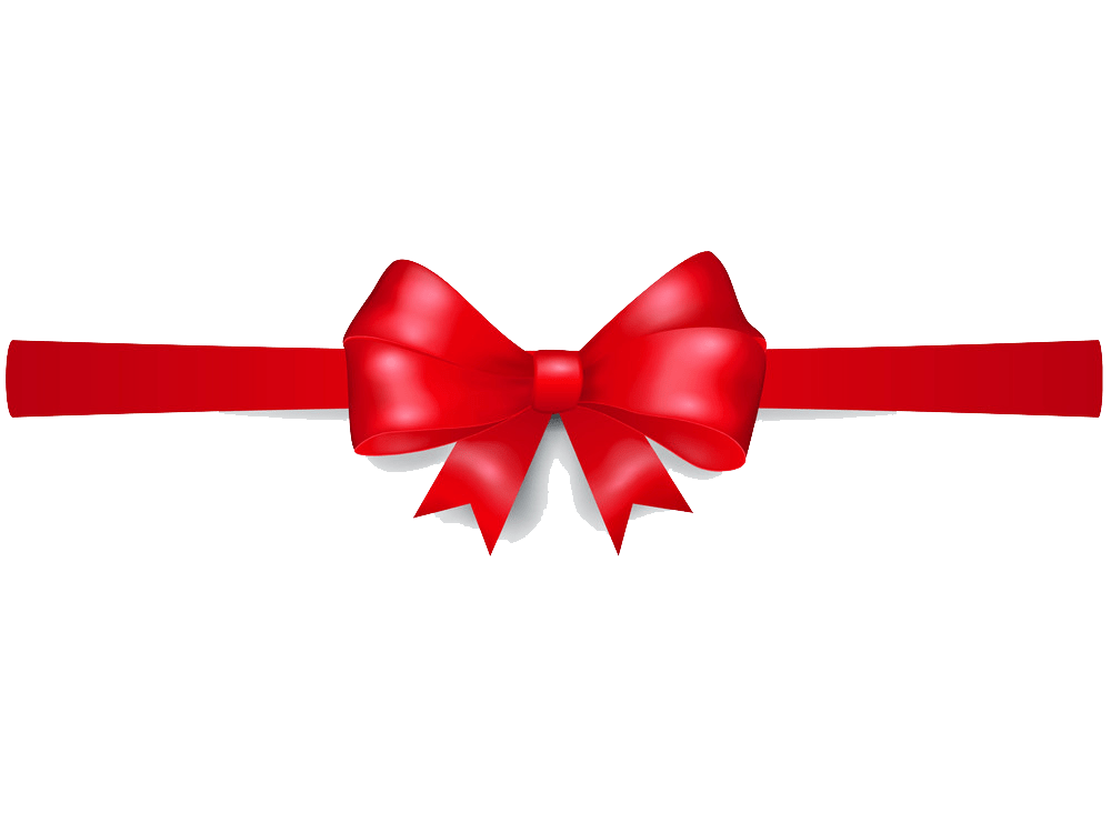 red bow png transparent