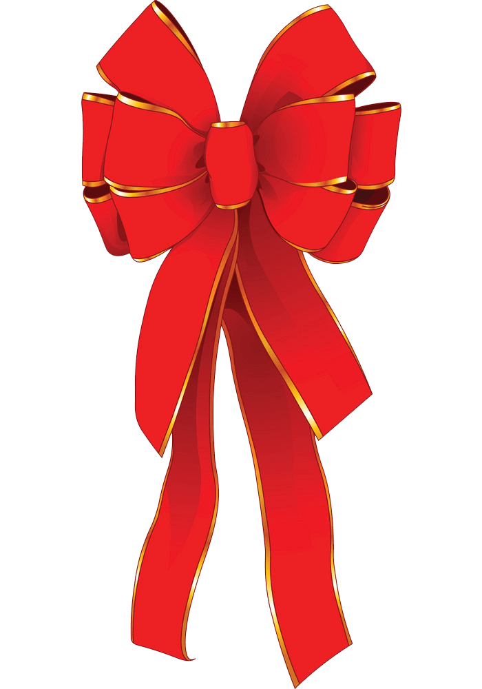 red christmas bow png transparent