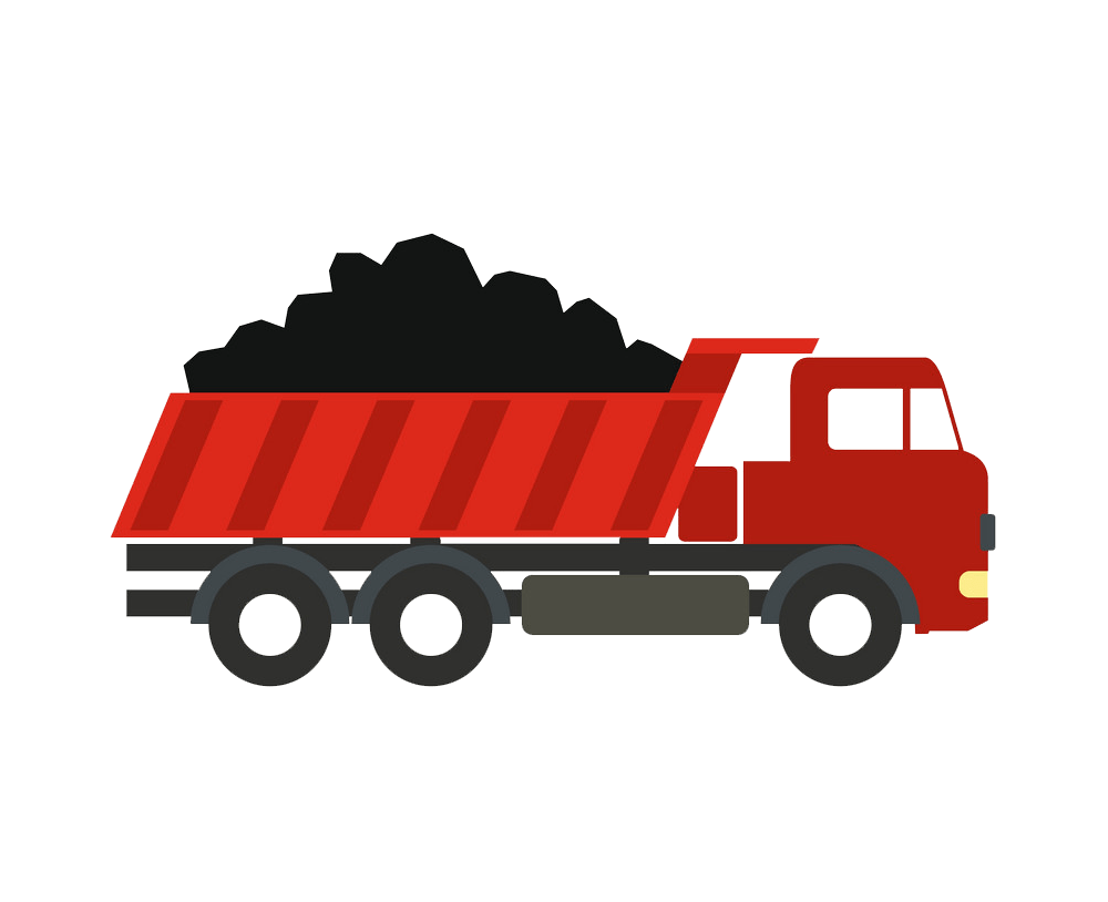 red dump truck icon png transparent