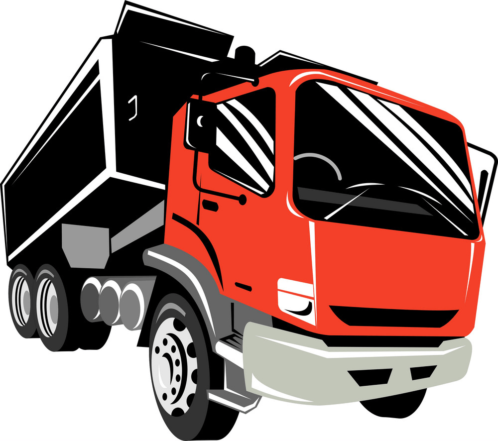 red dump truck png