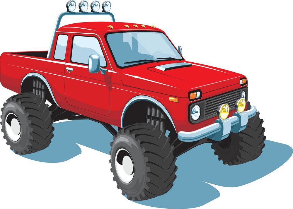 red monster truck png