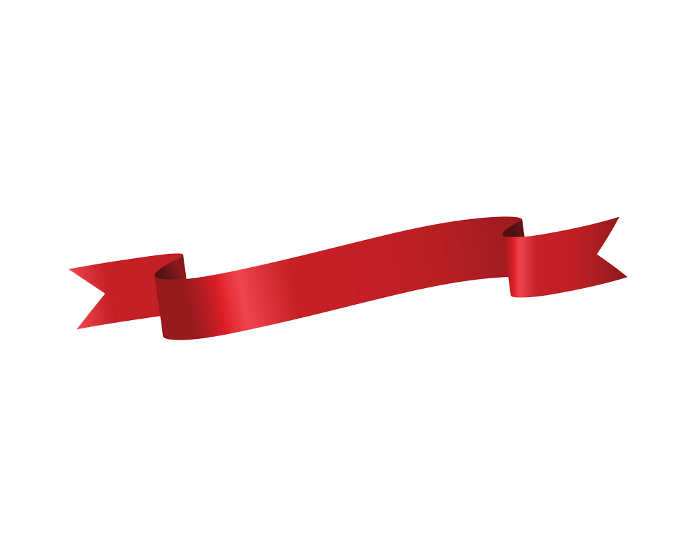 red ribbon 1 png transparent