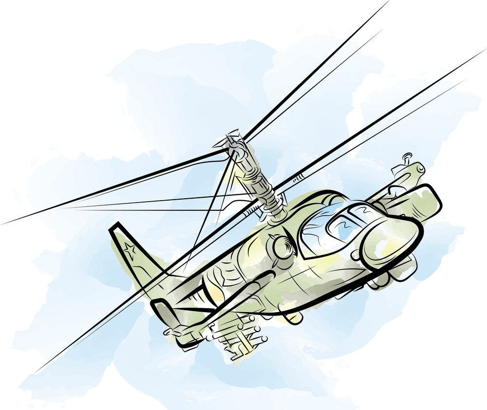 russian military helicopter png