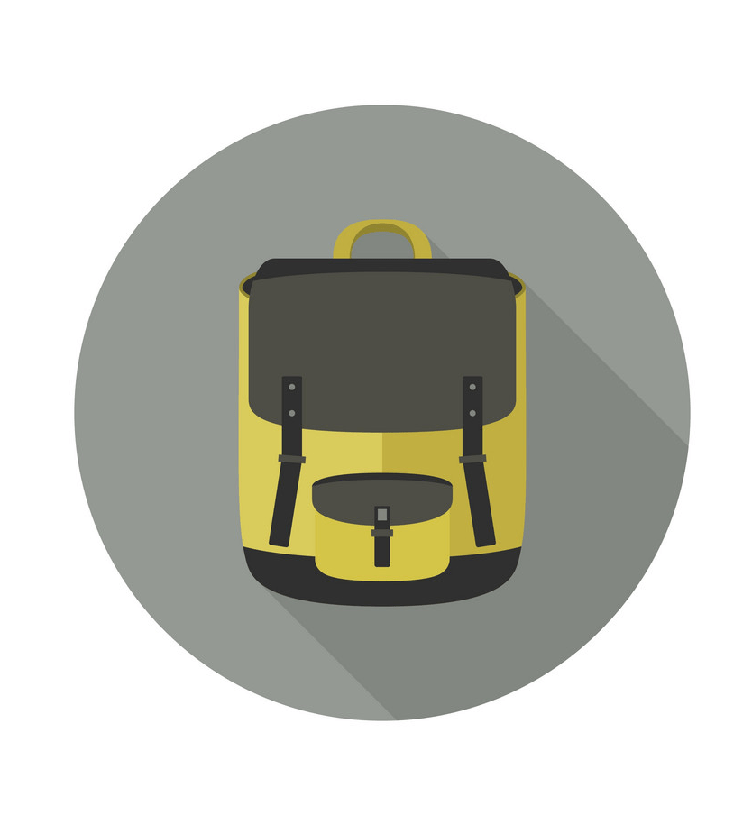 school bag logo