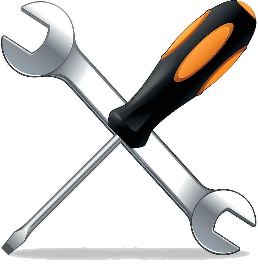 screwdriver and wrench png transparent