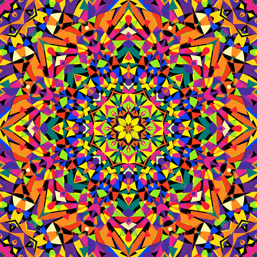seamless kaleidoscope pattern png