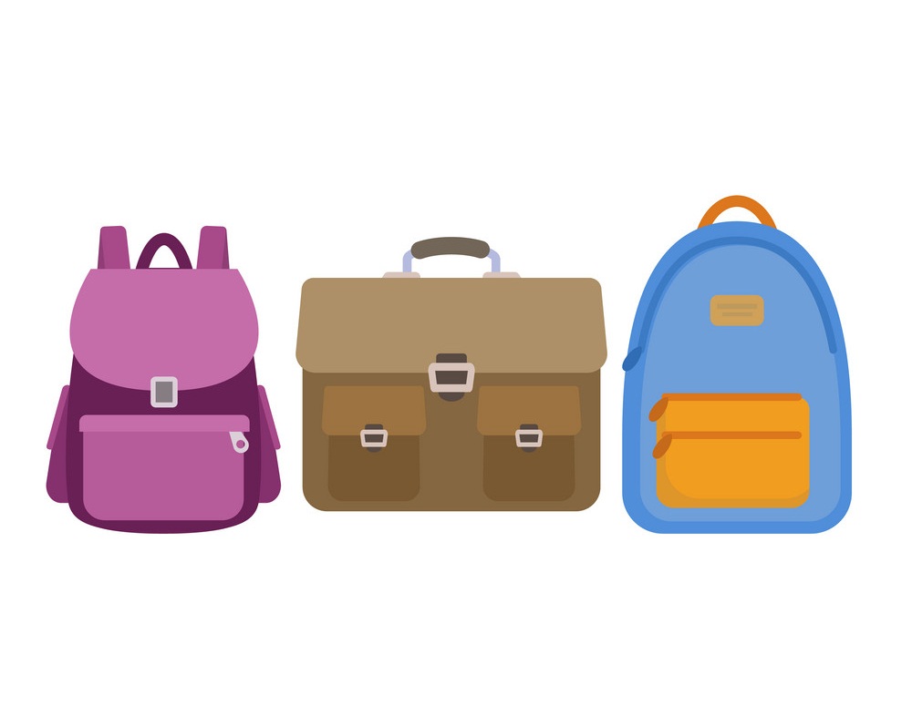 set of school bags