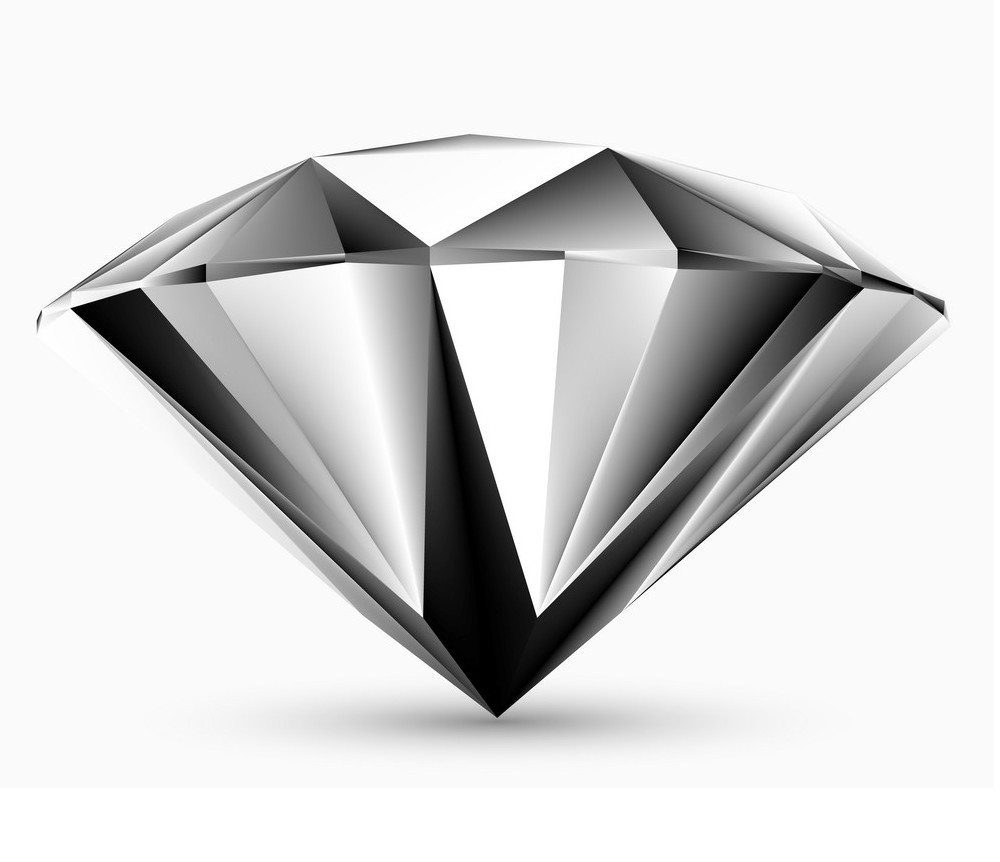 shiny white diamond png