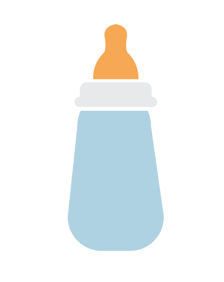 simple baby bottle icon png