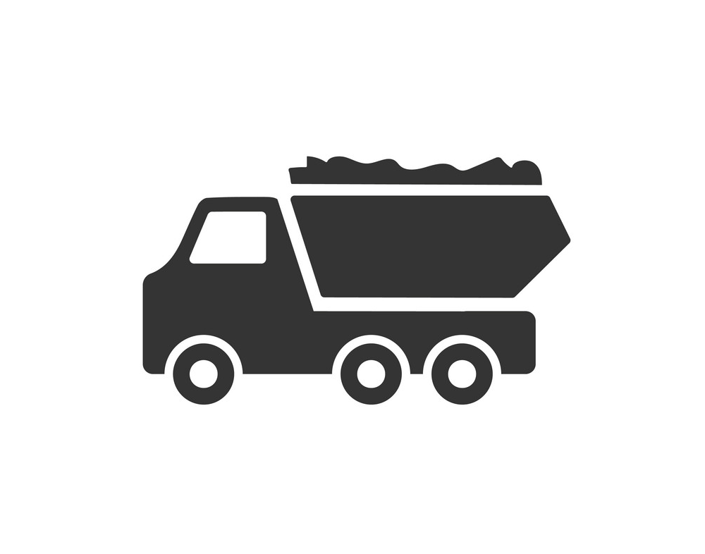 simple dump truck icon png
