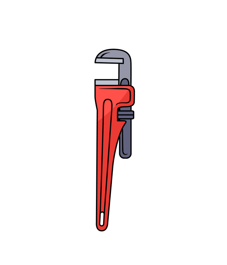 simple pipe wrench png