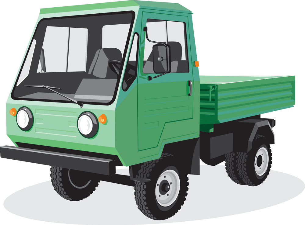 small green truck png