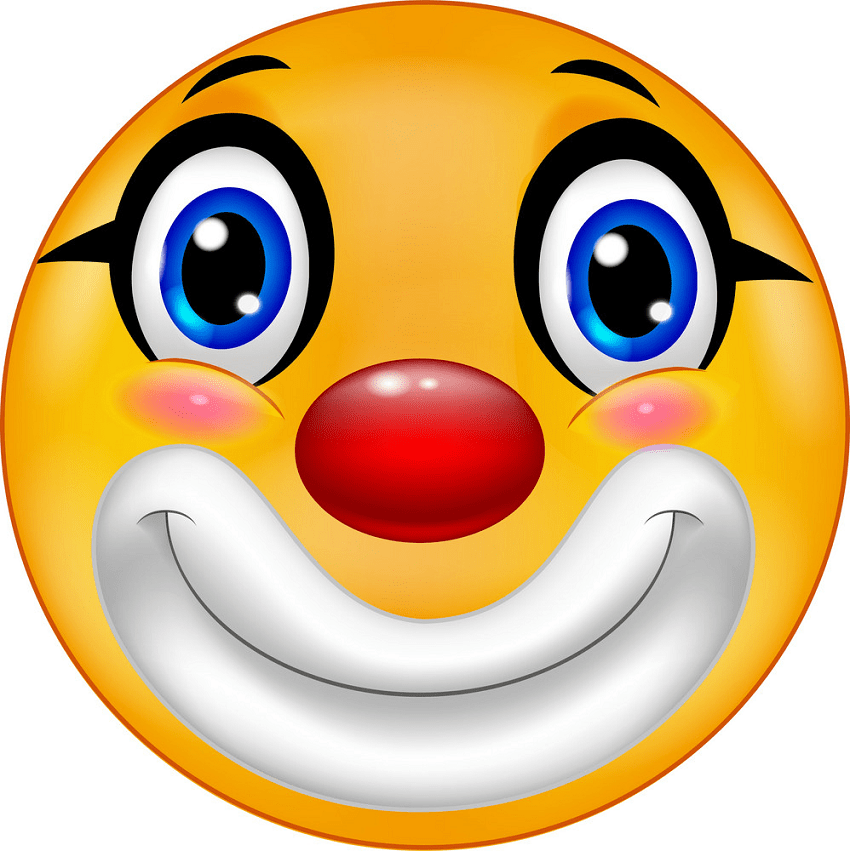 smiling clown emoji png