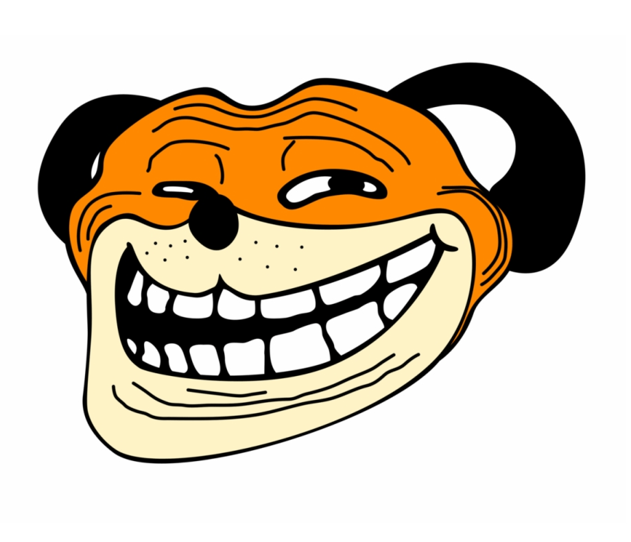 troll face dog png