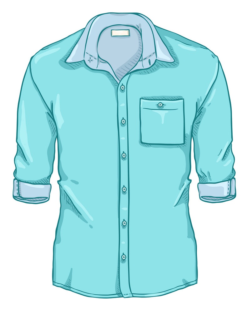 turquoise men shirt with roll up sleeves