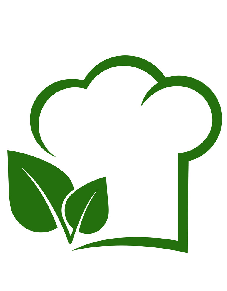 vegetarian sign with chef hat png