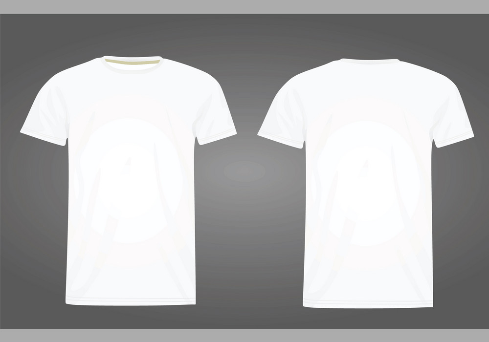 white t-shirt template png