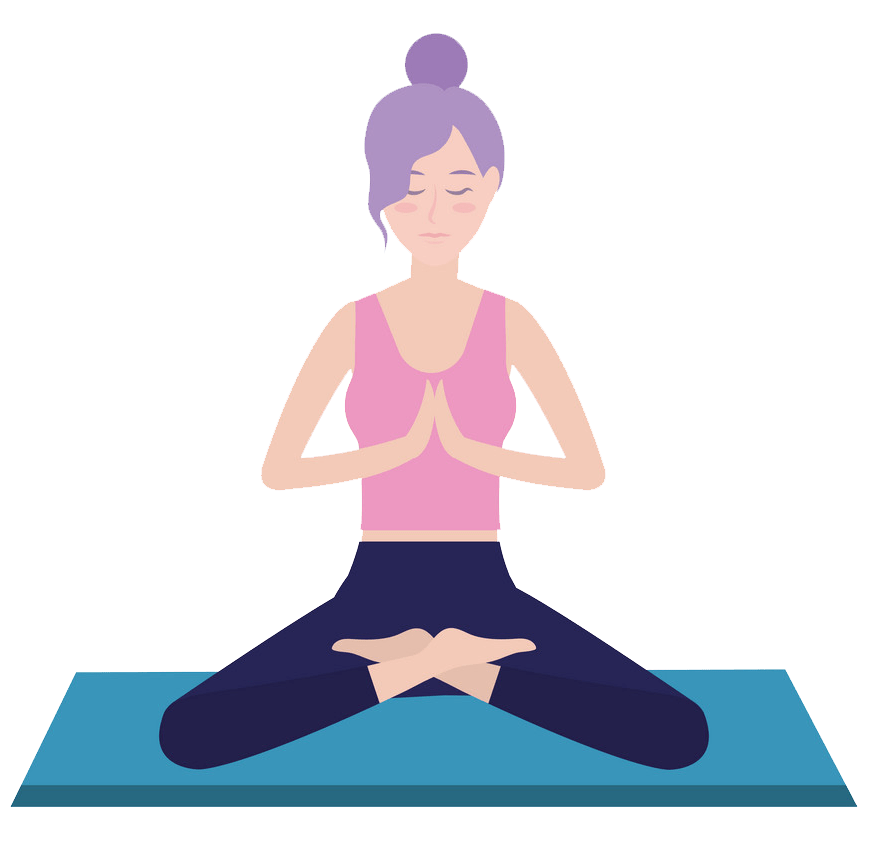 woman and yoga png transparent