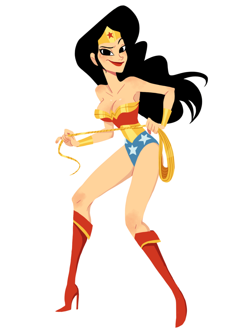 wonder woman is smiling png