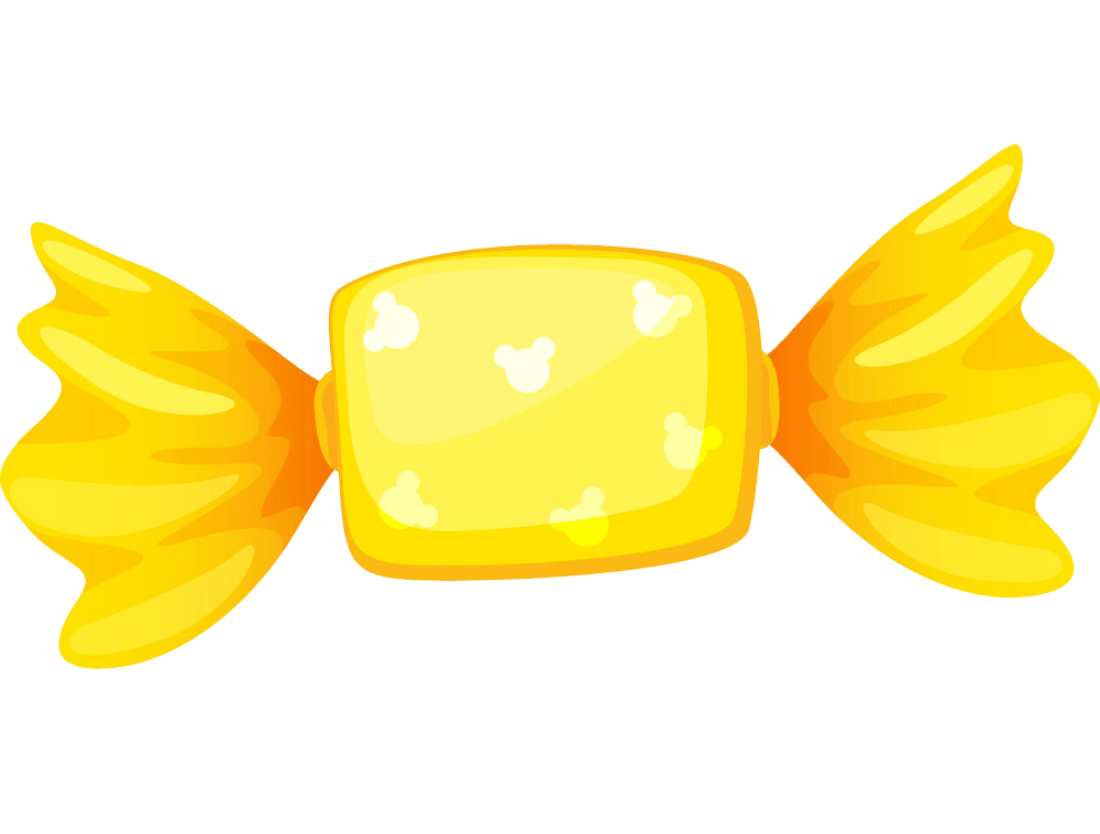 yellow candy transparent