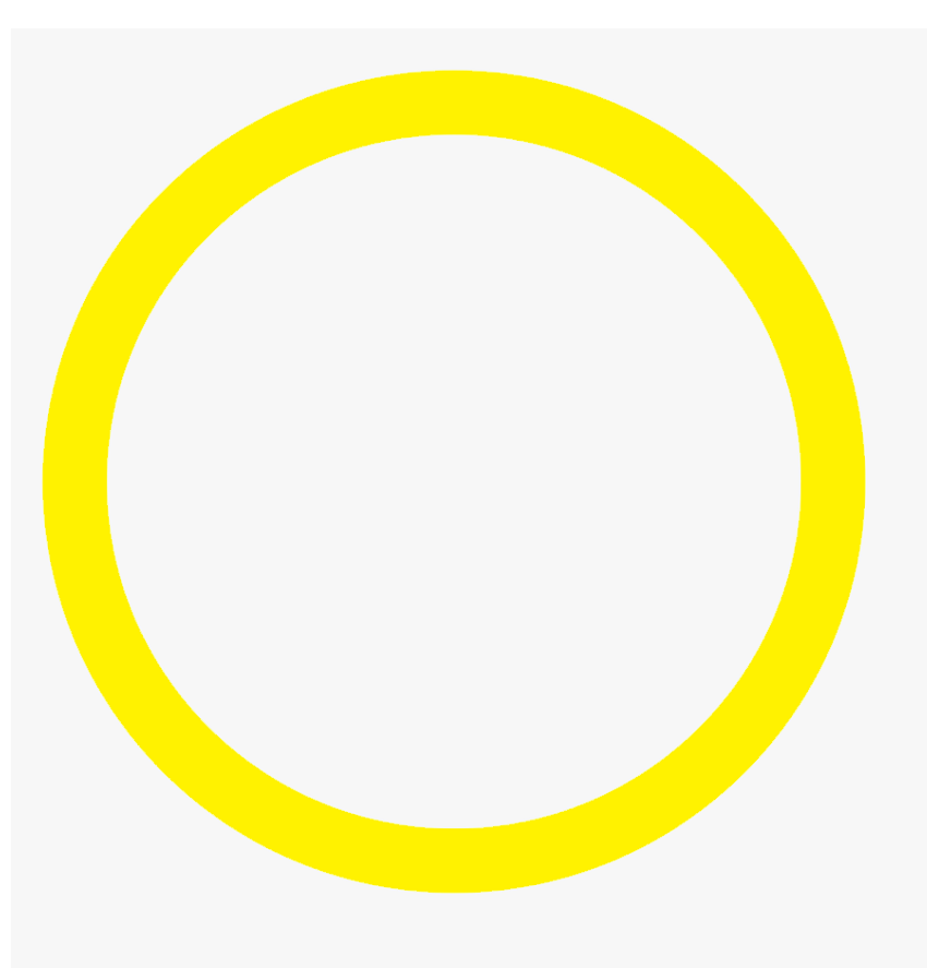 yellow circle transparent