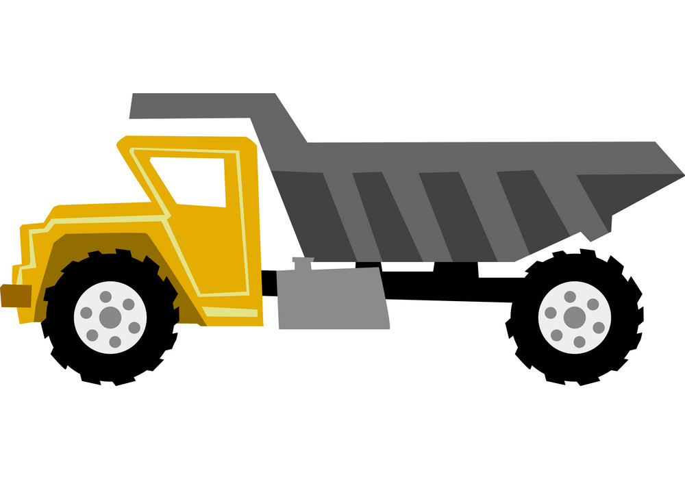 yellow truck icon png