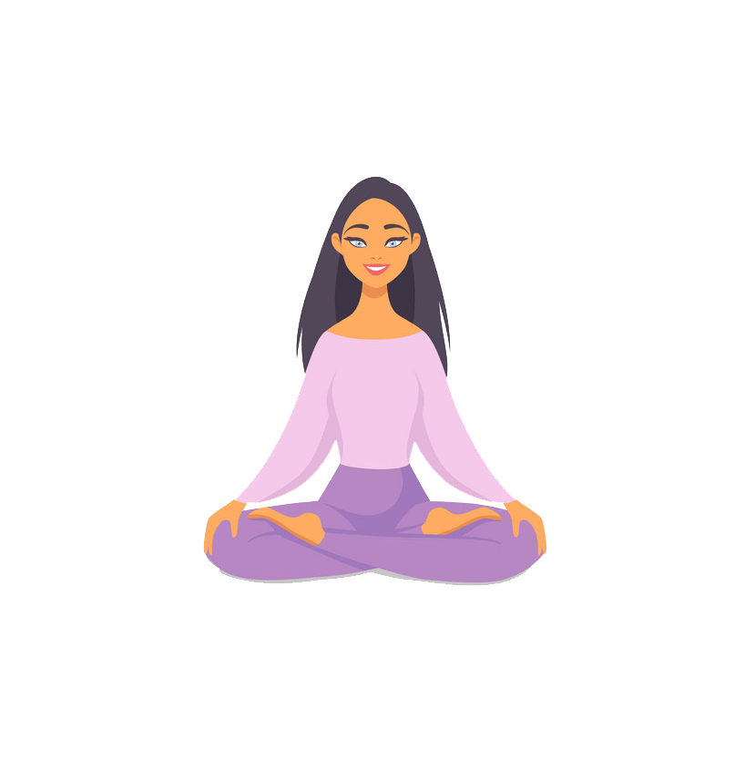 yoga girl png transparent