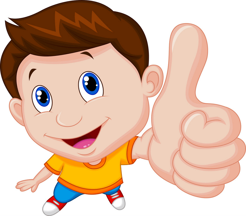 Boy with thumb up png