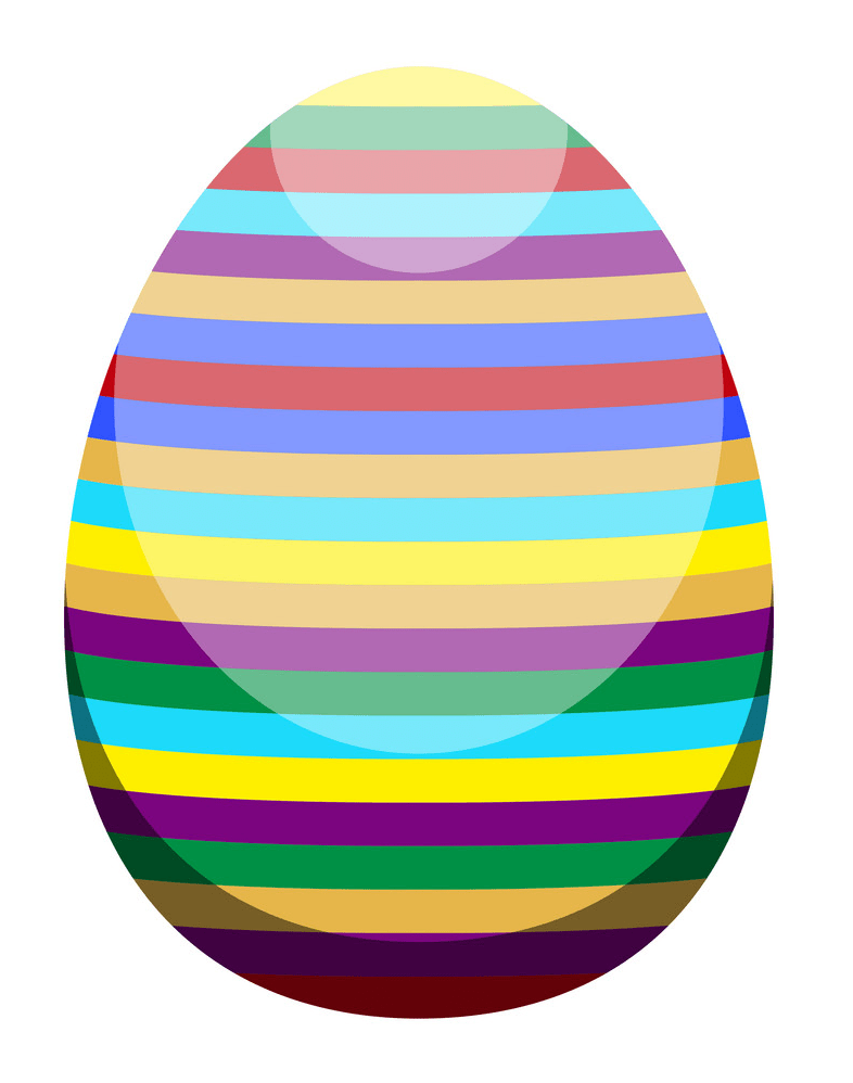 Colorful Easter Eggs clipart