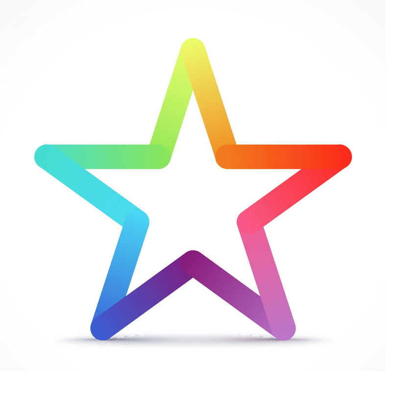 Colorful star png