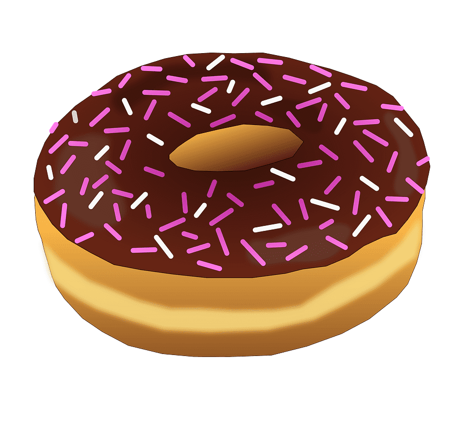 Donut clipart 7