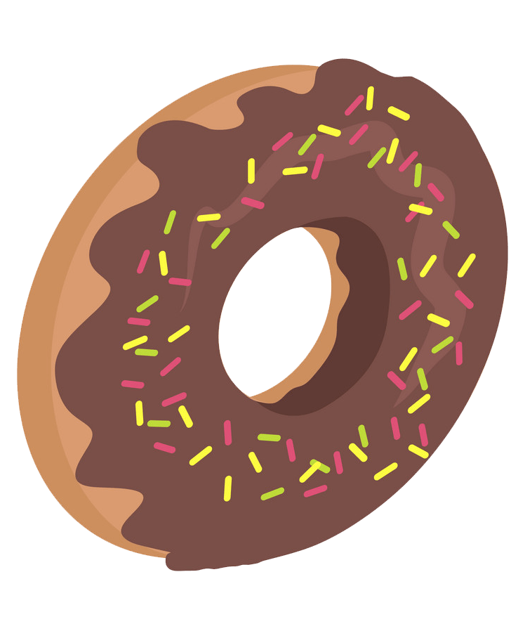 Donut clipart transparent 2
