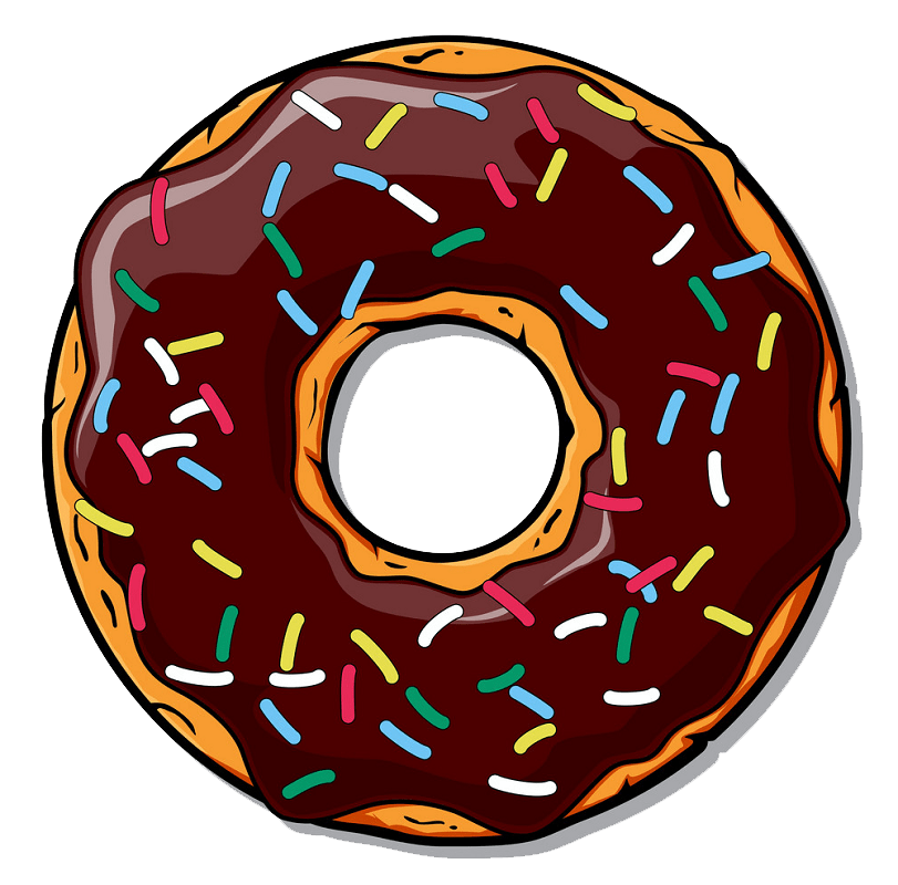 Donut clipart transparent 3