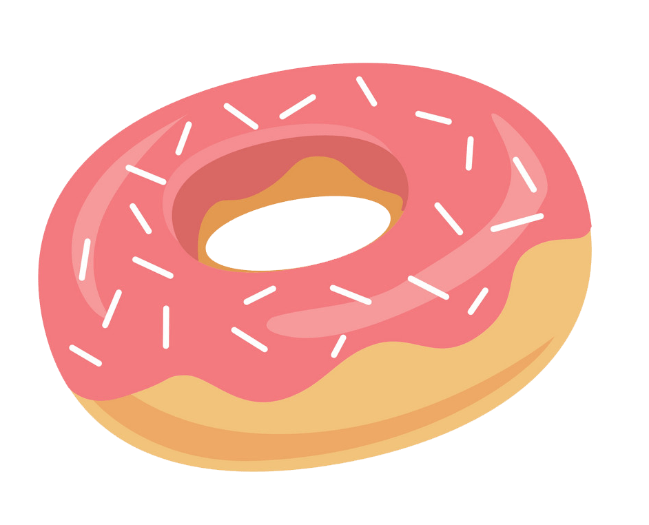 Donut clipart transparent 4