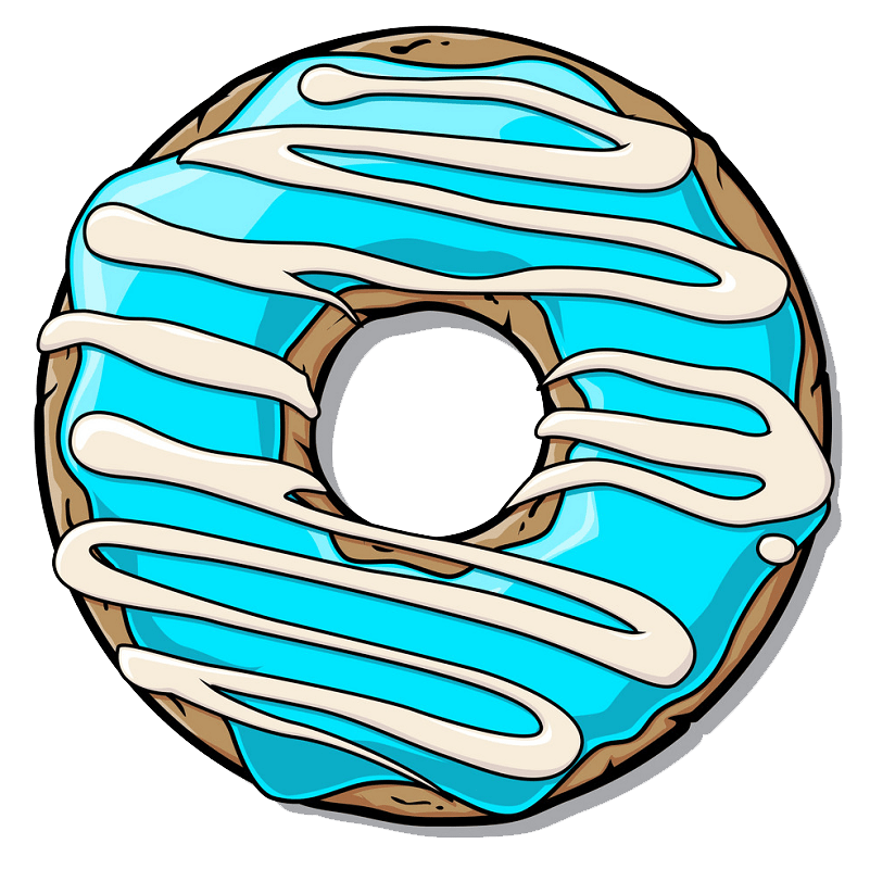 Donut clipart transparent 6