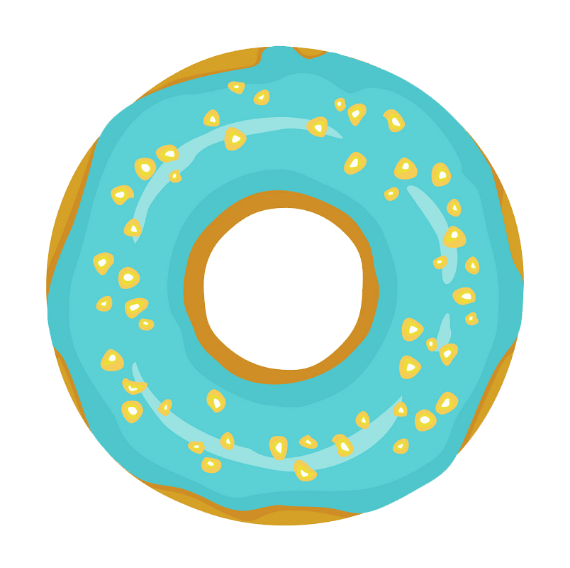 Donut clipart transparent 7